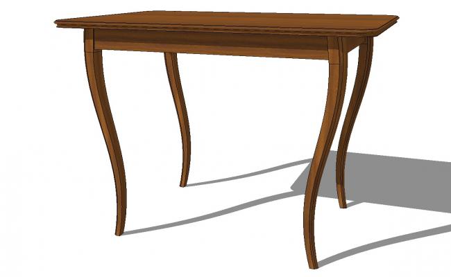 drawing table 3d model