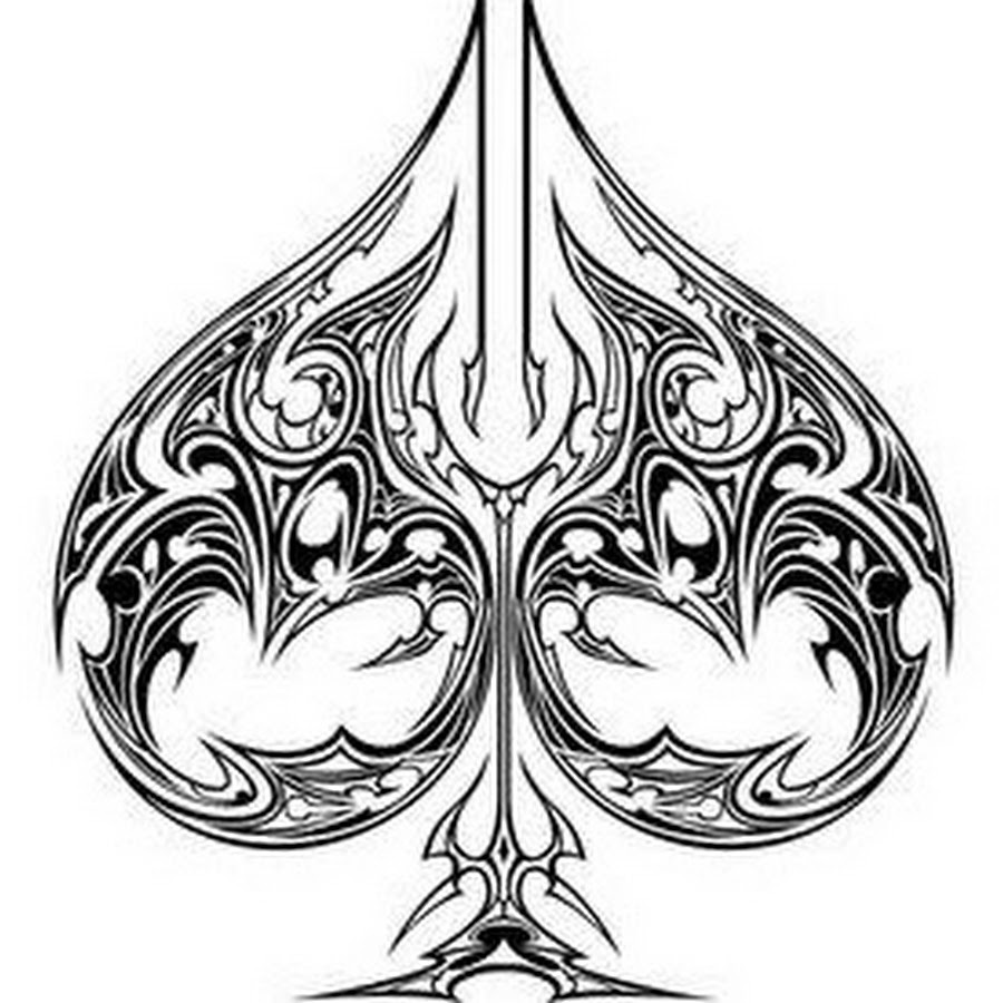 Ace Of Spades Card Drawing Free download on ClipArtMag