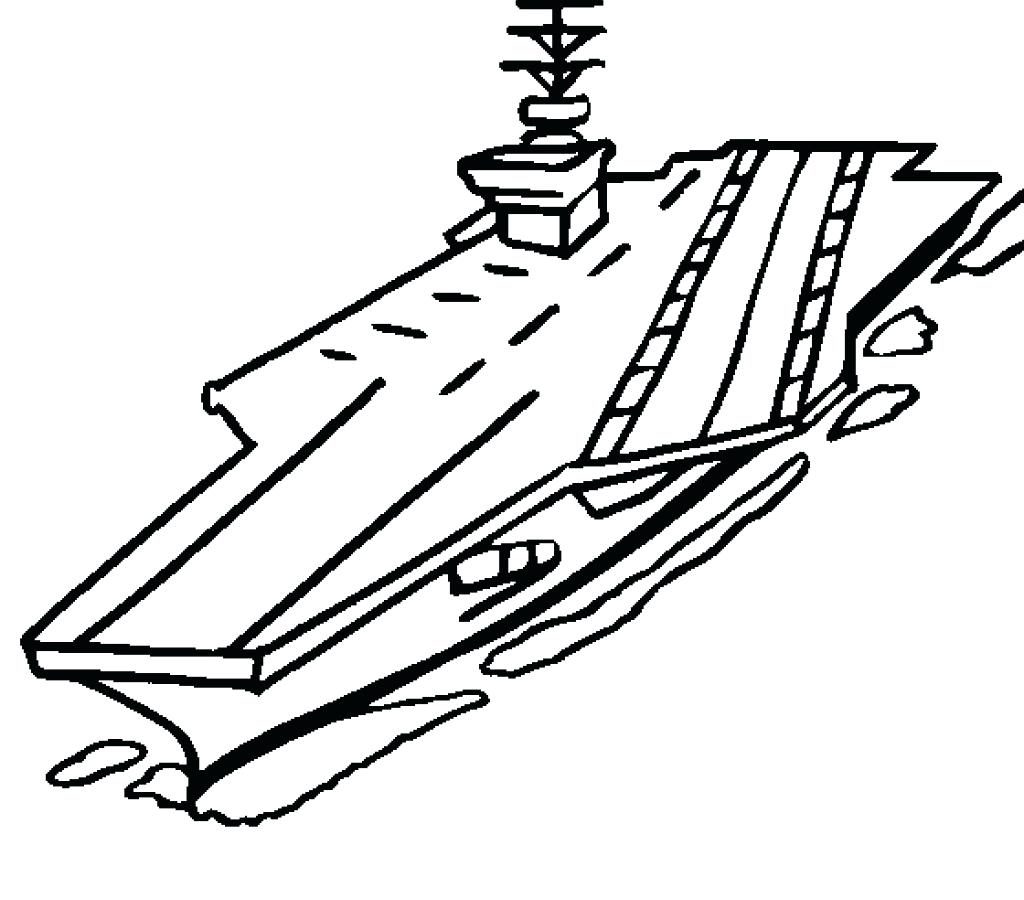 Aircraft Carrier Drawing | Free download on ClipArtMag