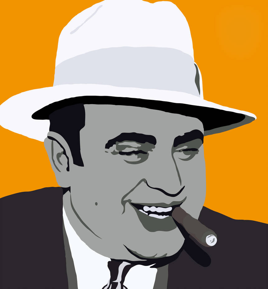 Al Capone Drawing Free download on ClipArtMag