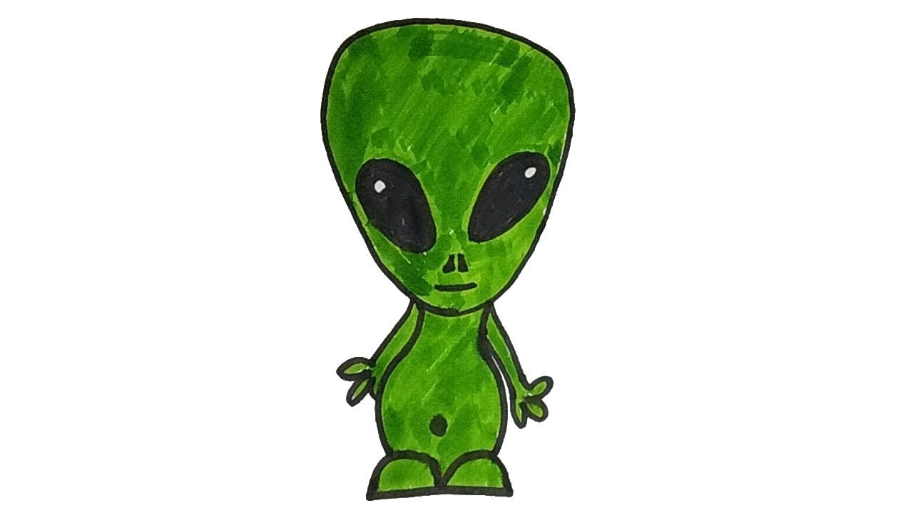 Alien Drawing | Free download on ClipArtMag