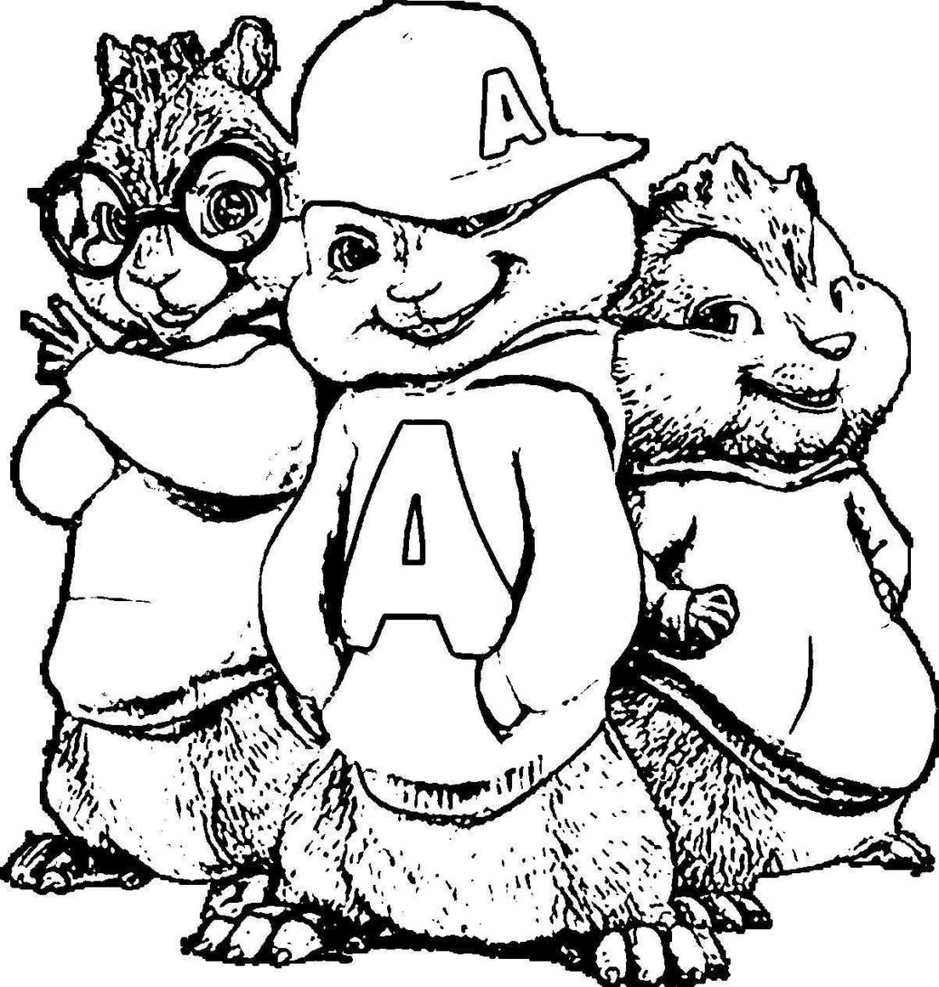 Alvin And The Chipmunks Drawing Free download on ClipArtMag