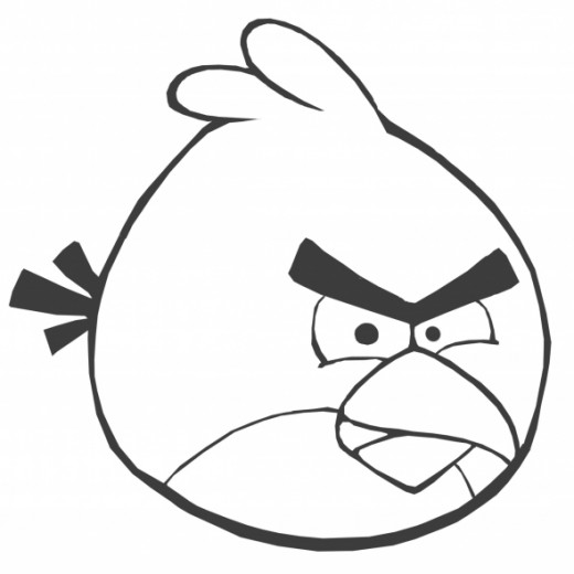 Angry Birds Drawing - Bilscreen