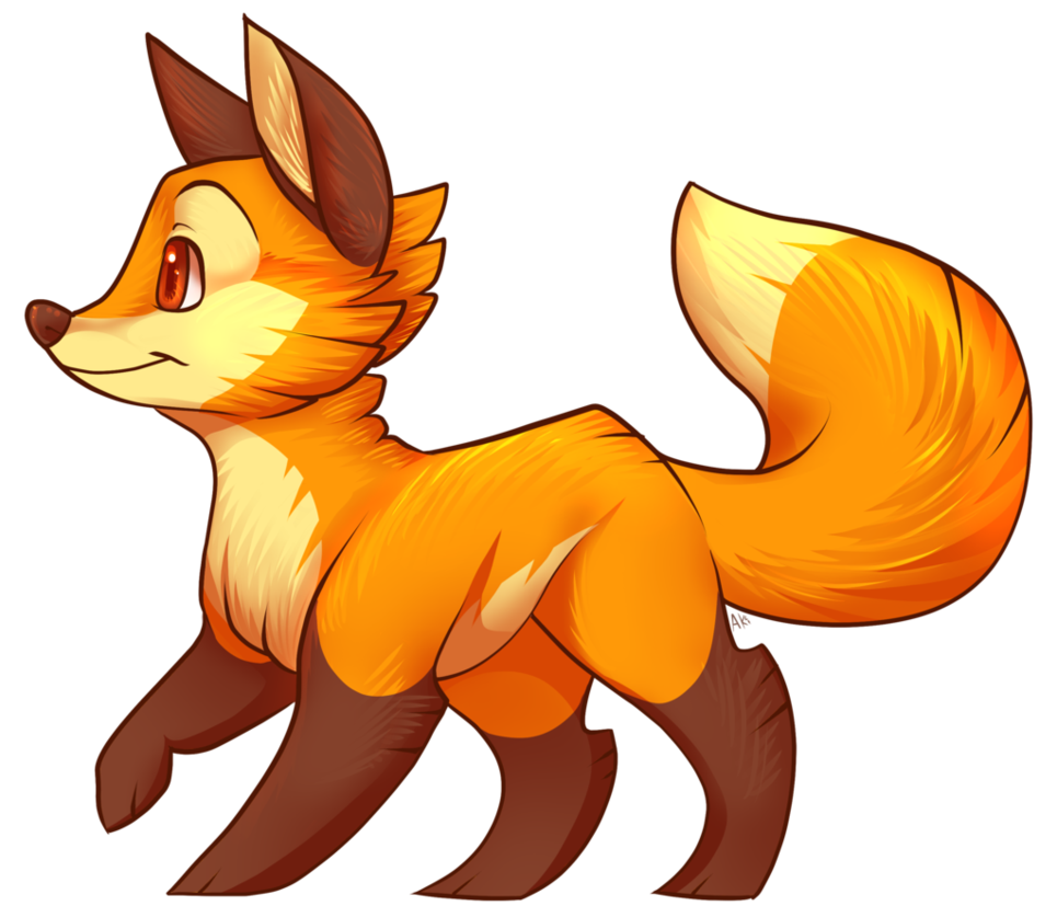 Anime Cute Fox Drawing Clipart Png Download Anime Cute Fox Drawing 