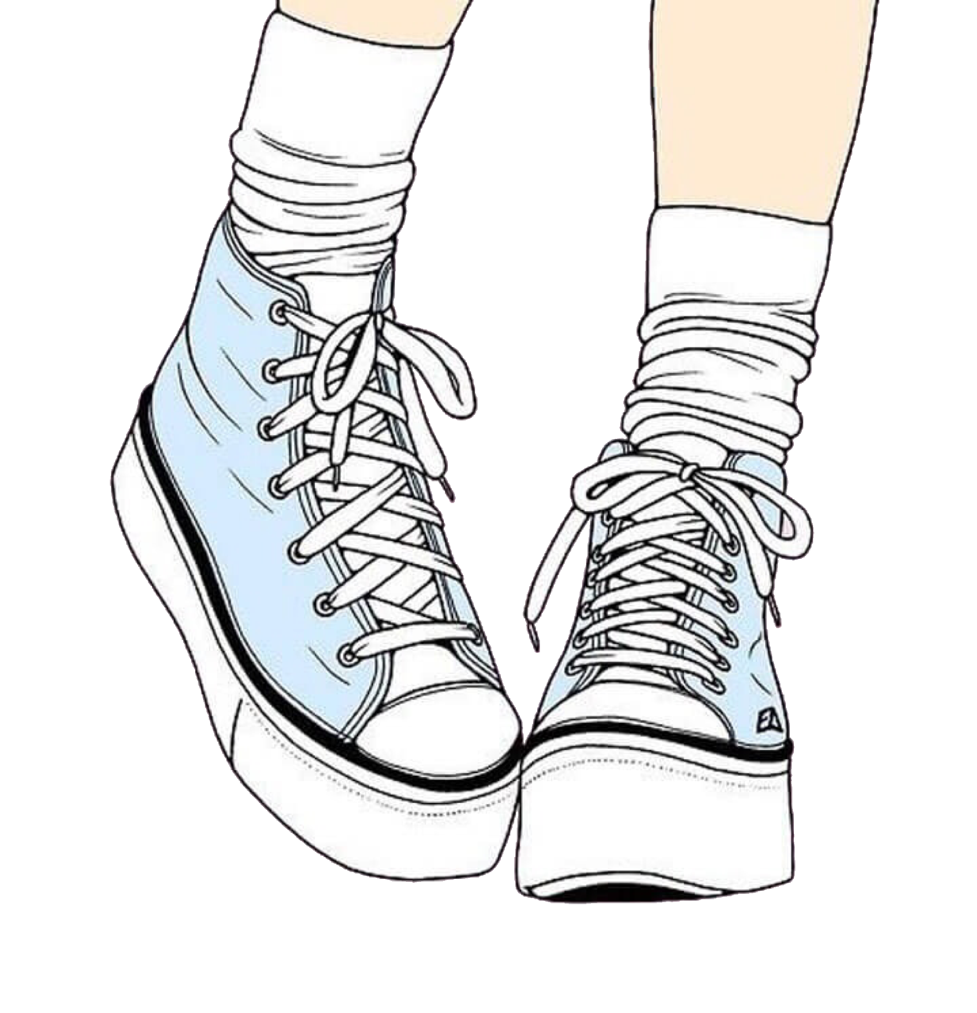 Anime Shoes Drawing Free download on ClipArtMag