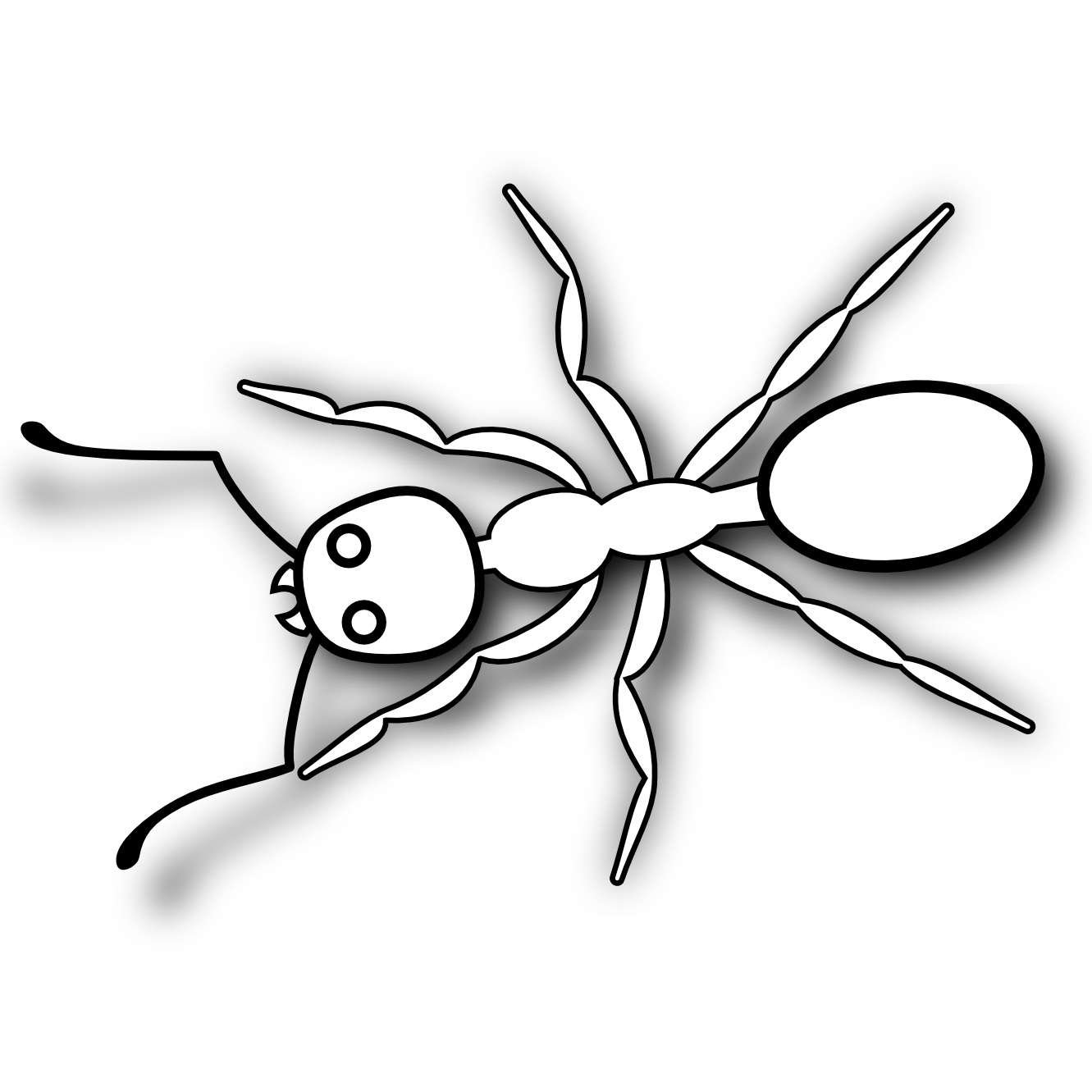 Ant Line Drawing Free download on ClipArtMag