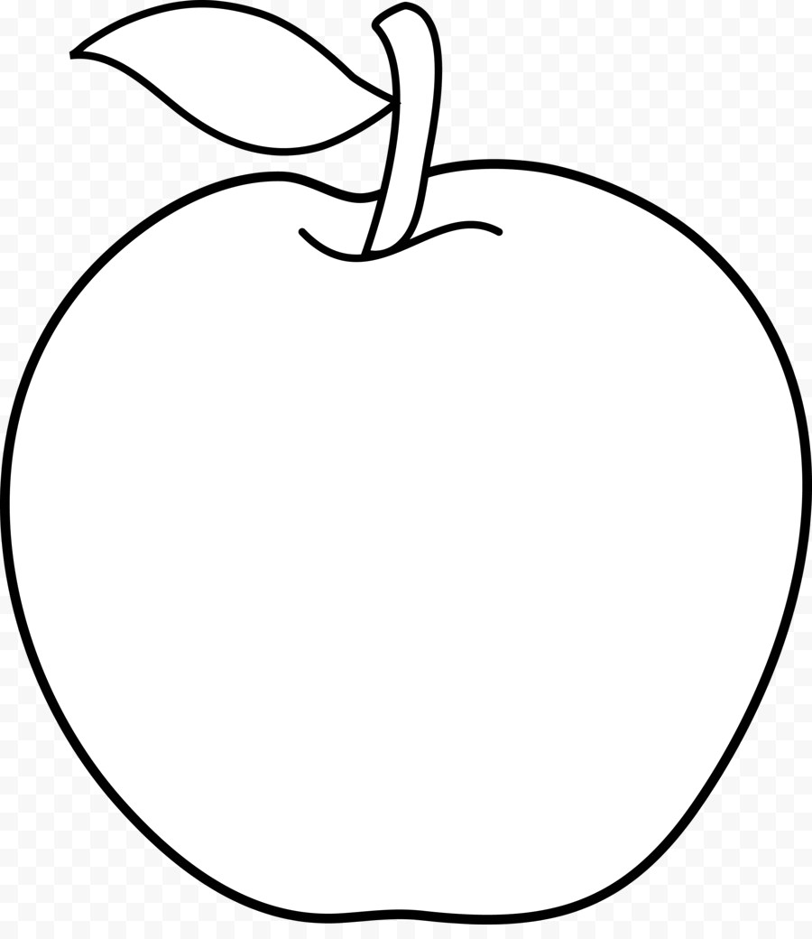 Apple Line Drawing Free download on ClipArtMag