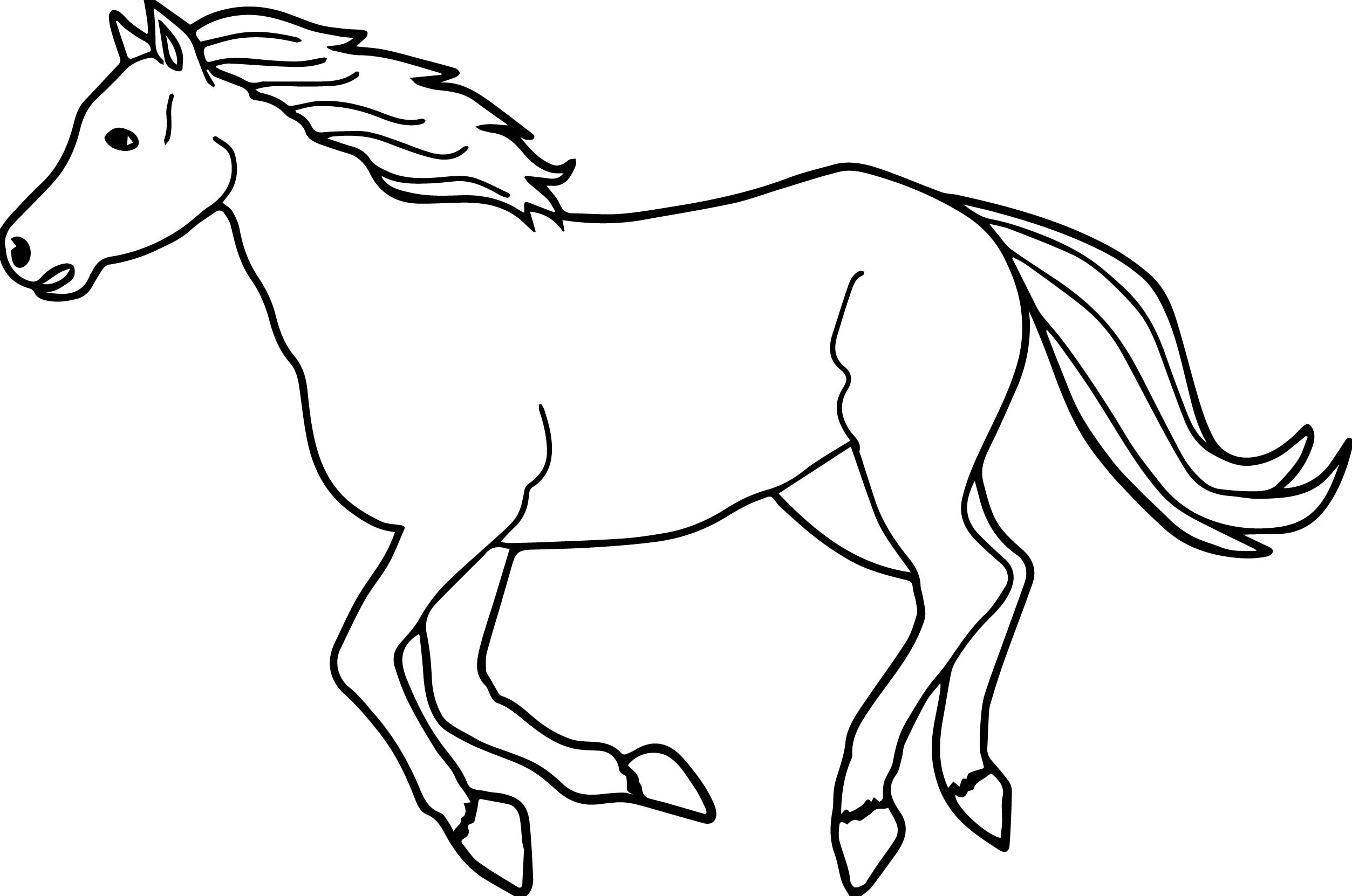 Arabian Horse Drawing | Free download on ClipArtMag