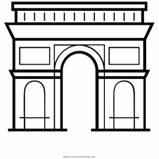 Arc De Triomphe Drawing | Free download on ClipArtMag