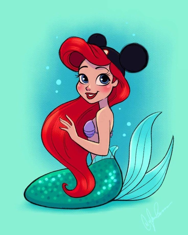 Ariel The Little Mermaid Drawing | Free download on ClipArtMag