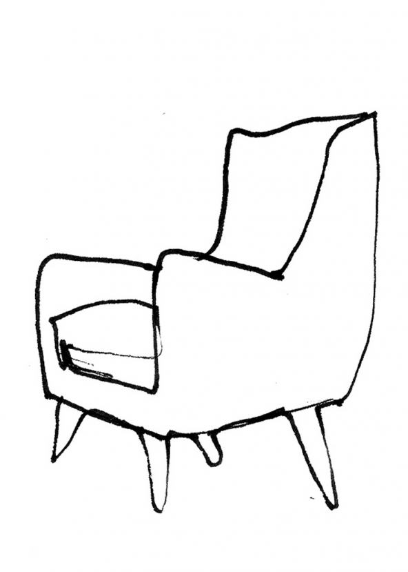 Armchair Drawing | Free download on ClipArtMag