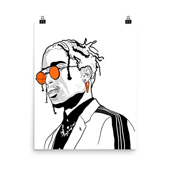 Asap Rocky Drawing | Free download on ClipArtMag