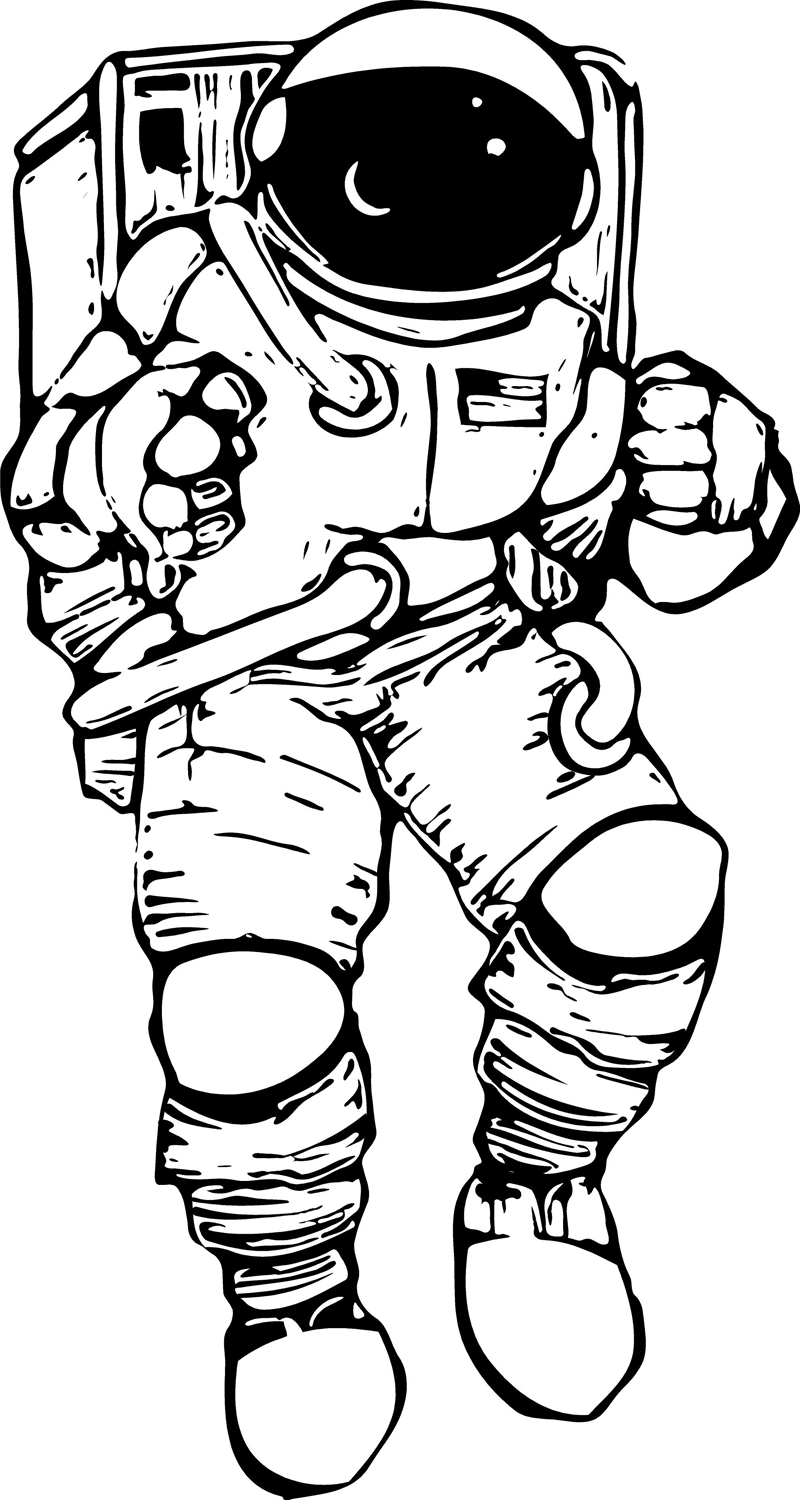 Astronaut Drawing | Free download on ClipArtMag