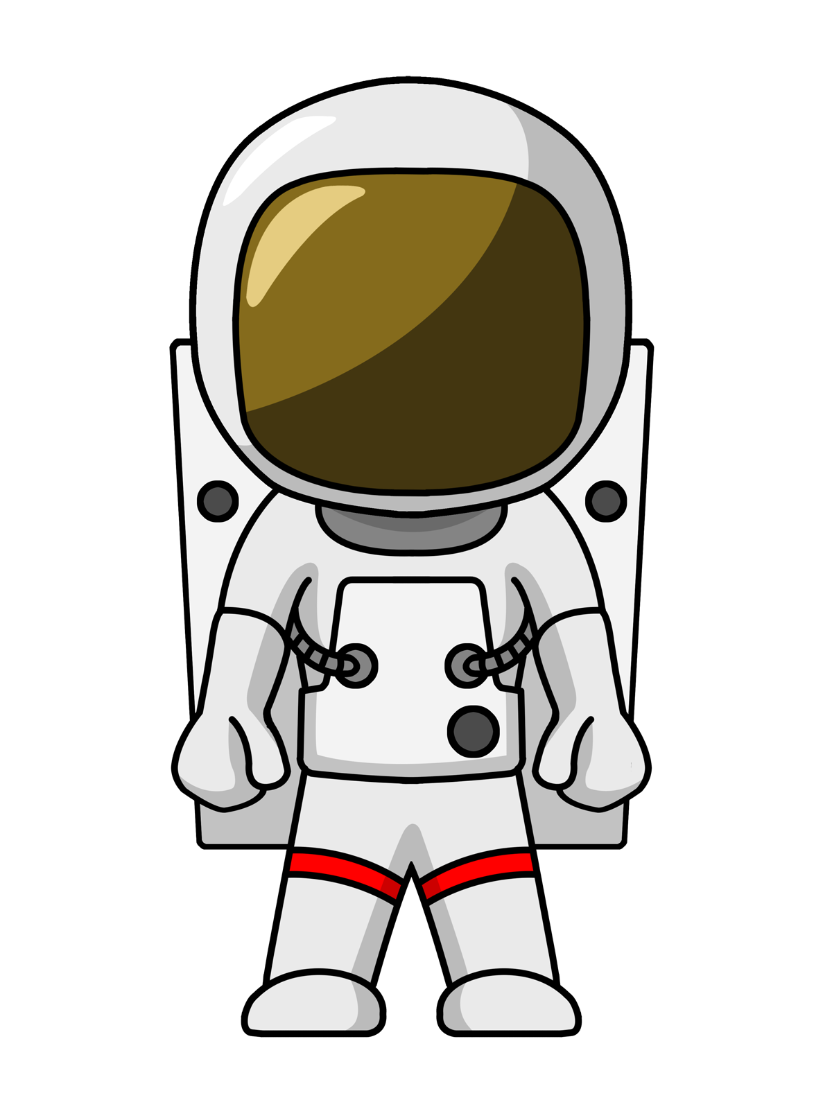 Astronaut Drawing | Free download on ClipArtMag