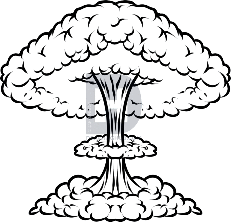 Atomic Bomb Drawing | Free download on ClipArtMag