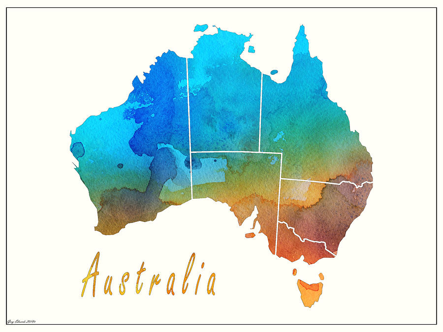 Australia Map Drawing | Free download on ClipArtMag