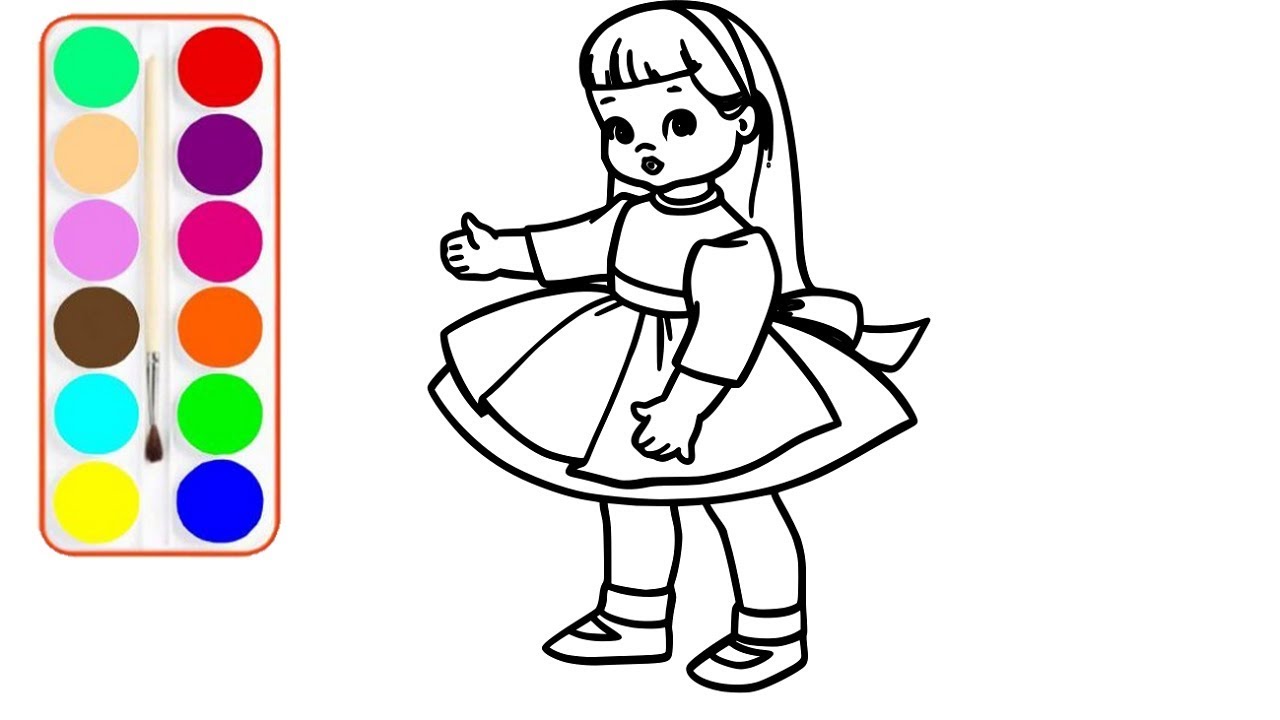 Baby Doll Drawing | Free download on ClipArtMag