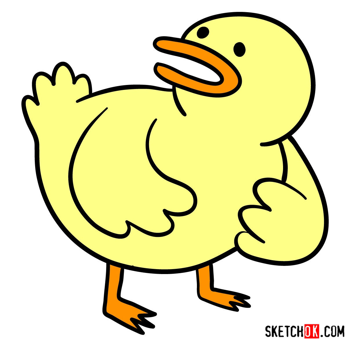 Em Geral 98+ Imagen How To Draw A Duck For Kids Mirada Tensa