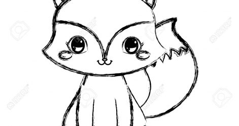 Baby Fox Drawing | Free download on ClipArtMag