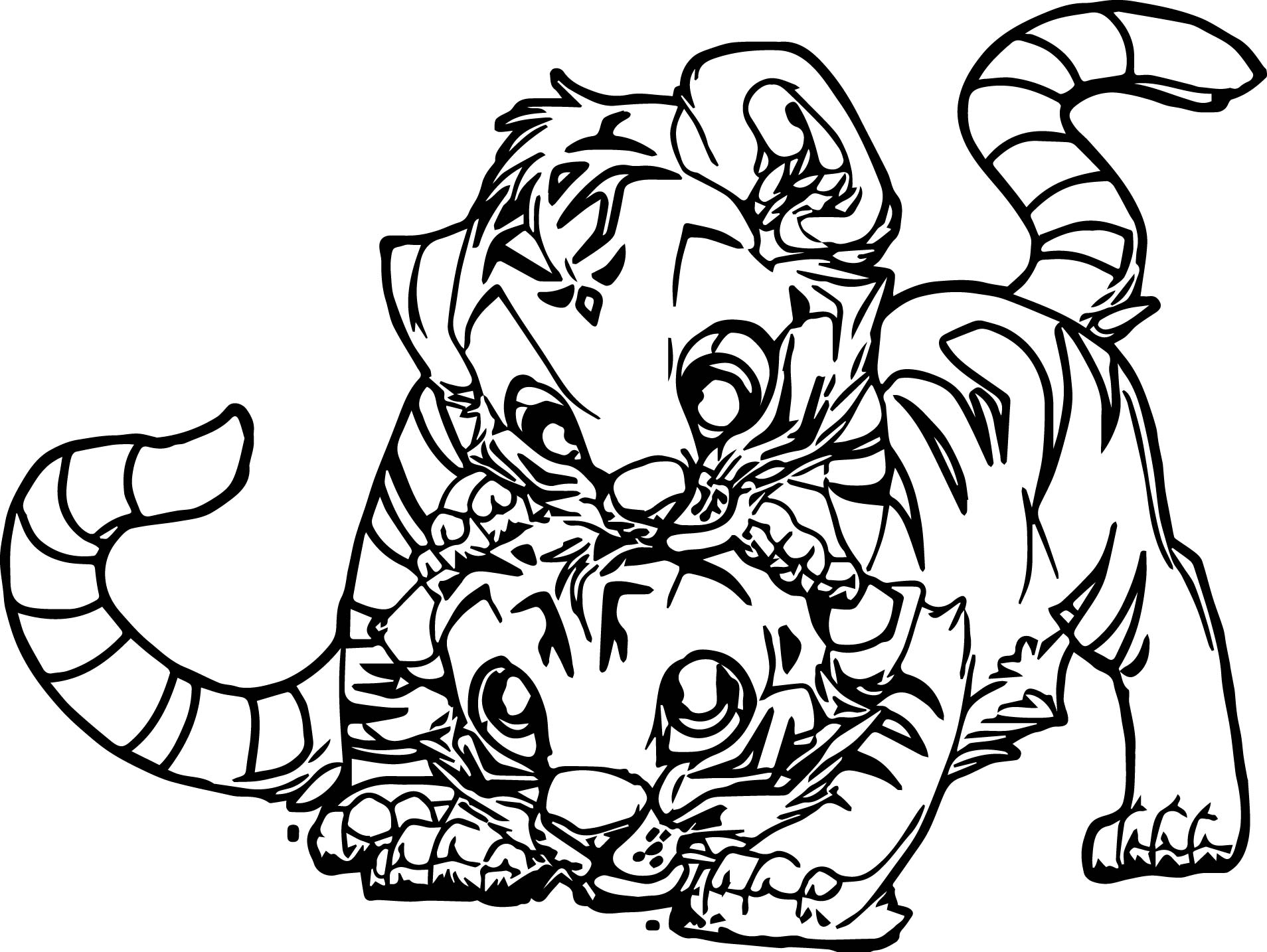 Baby Tiger Drawing | Free download on ClipArtMag
