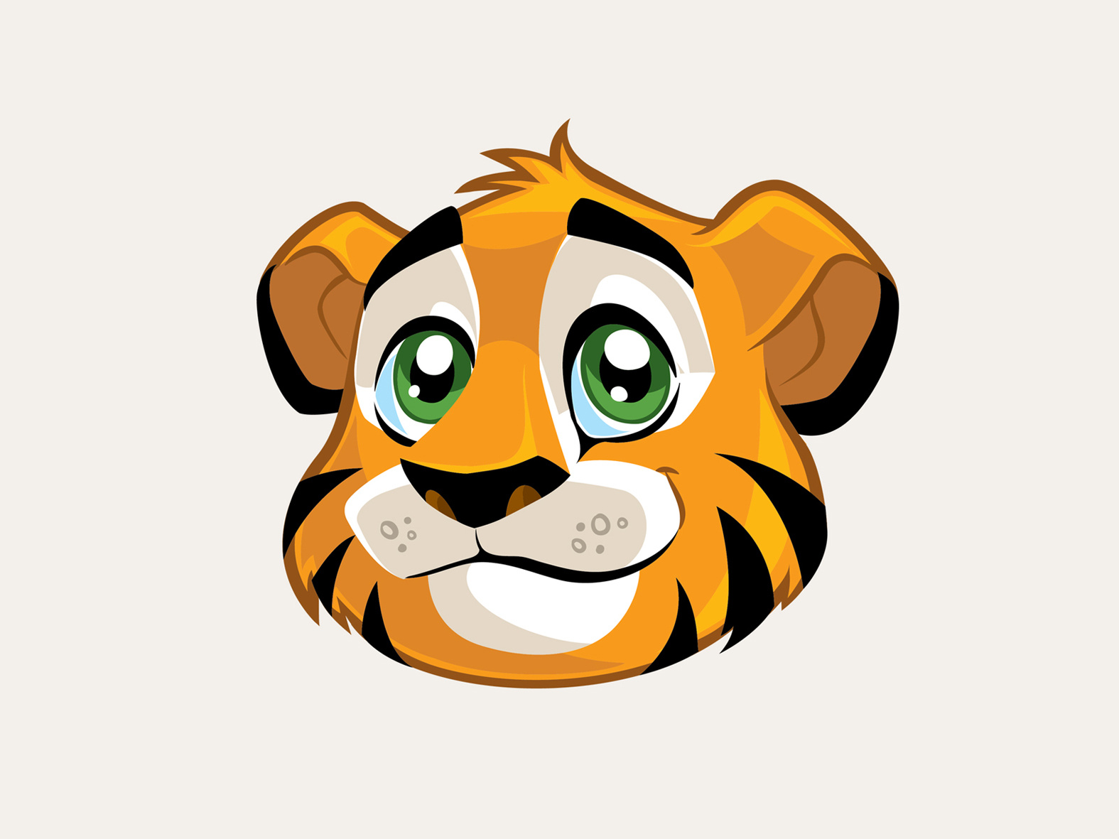 Baby Tiger Drawing Free download on ClipArtMag