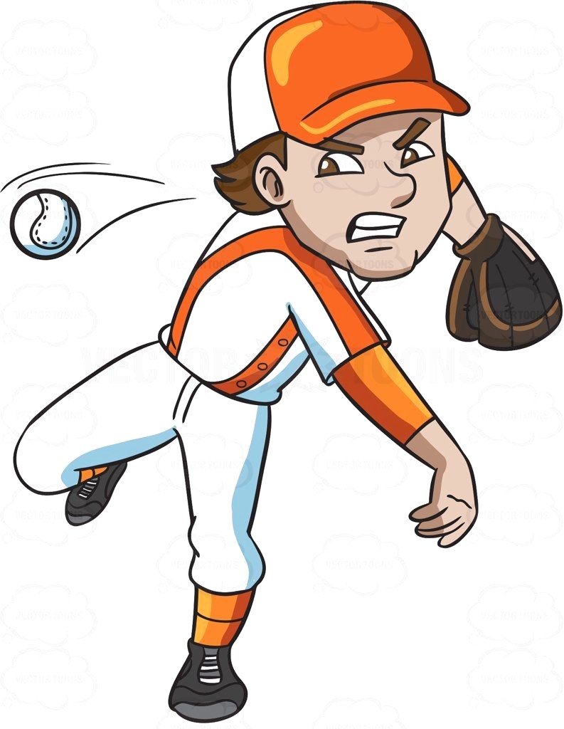 Baseball Player Drawing Free download on ClipArtMag