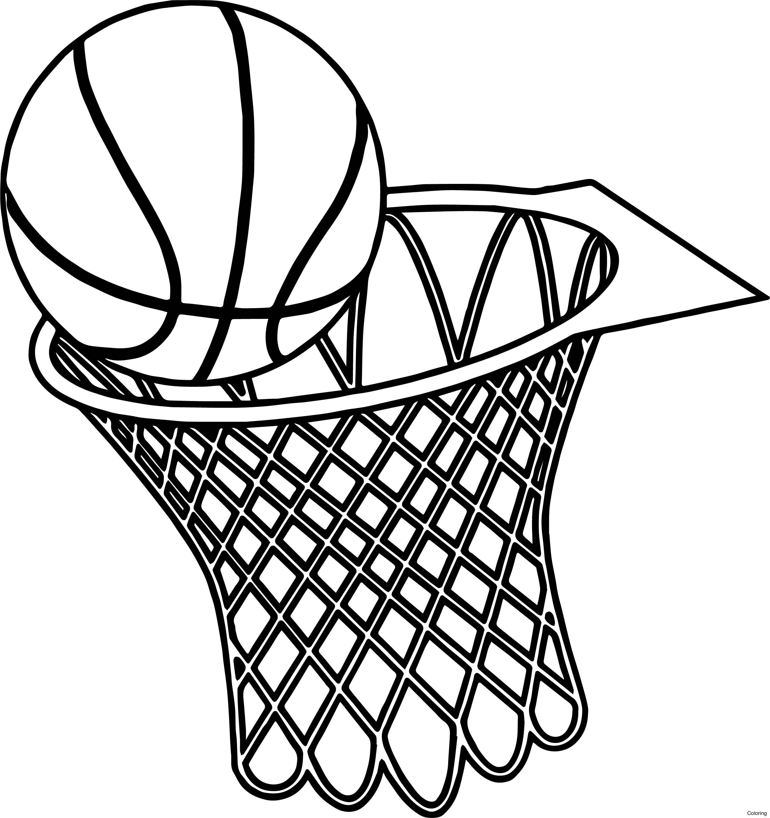 Basketball Goal Drawing | Free download on ClipArtMag