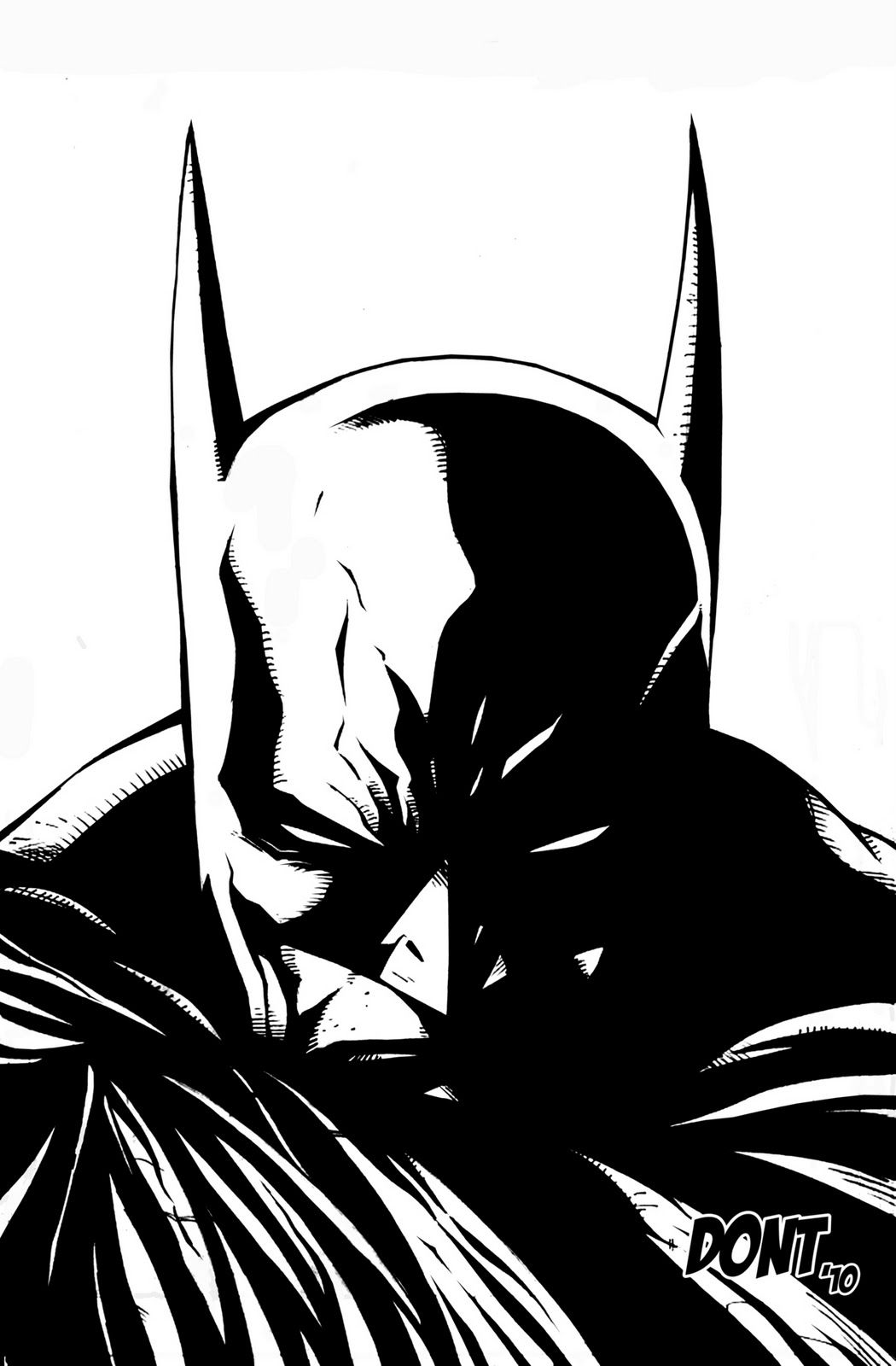 Batman Black And White Drawing | Free download on ClipArtMag
