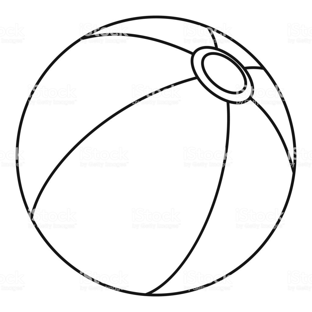 Beach Ball Drawing | Free download on ClipArtMag