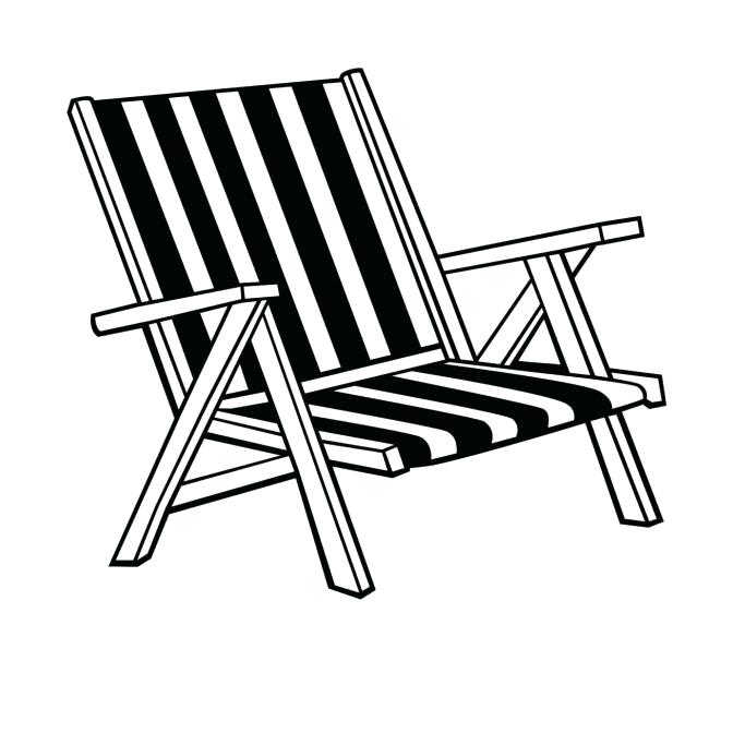 Beach Chair Drawing Free Download Best Beach Chair Drawing