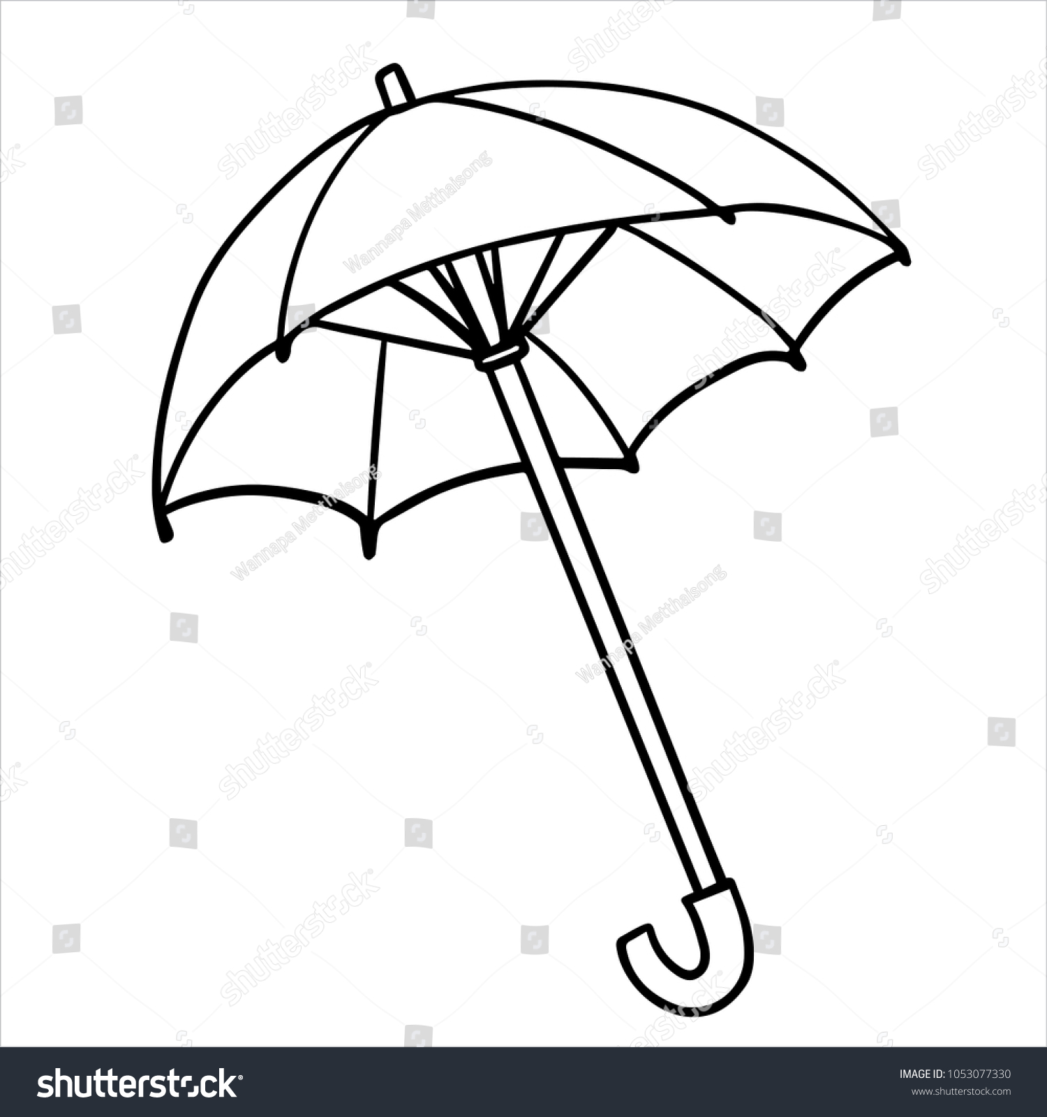 Beach Umbrella Drawing | Free download on ClipArtMag