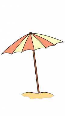 Beach Umbrella Drawing | Free download on ClipArtMag