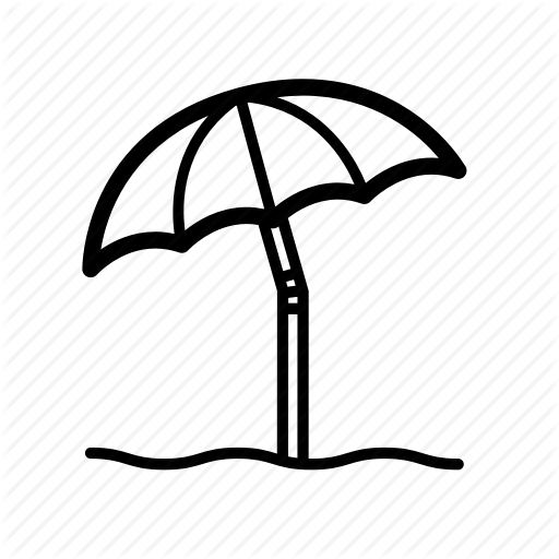 Beach Umbrella Drawing | Free download on ClipArtMag