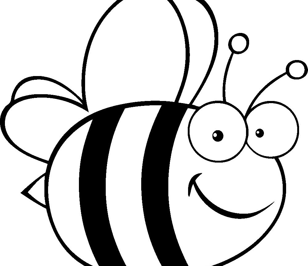 Bee Drawing Easy Free download on ClipArtMag