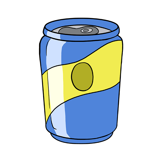Beer Can Drawing Free download on ClipArtMag