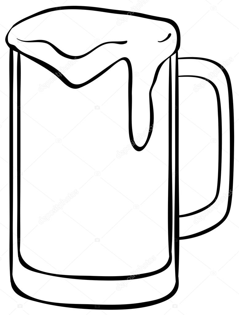 Beer Mug Drawing | Free download on ClipArtMag