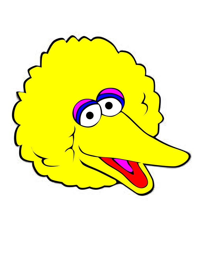 Big Bird Drawing | Free download on ClipArtMag