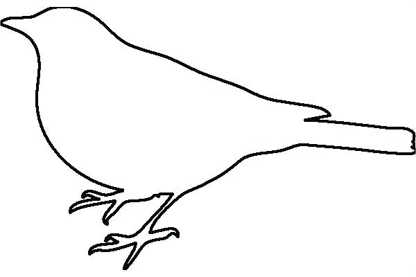 Bird Outline Drawing | Free download on ClipArtMag