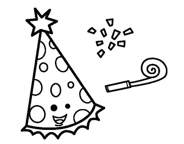 Birthday Hat Drawing | Free download on ClipArtMag