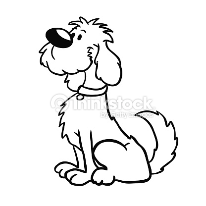 Black And White Dog Drawing | Free download on ClipArtMag