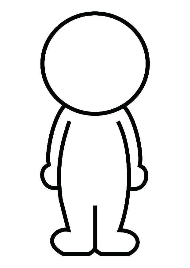 Blank Body Drawing Free download on ClipArtMag