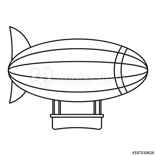 Blimp Drawing Free download on ClipArtMag