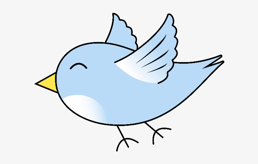 Blue Bird Flying Drawing | Free download on ClipArtMag