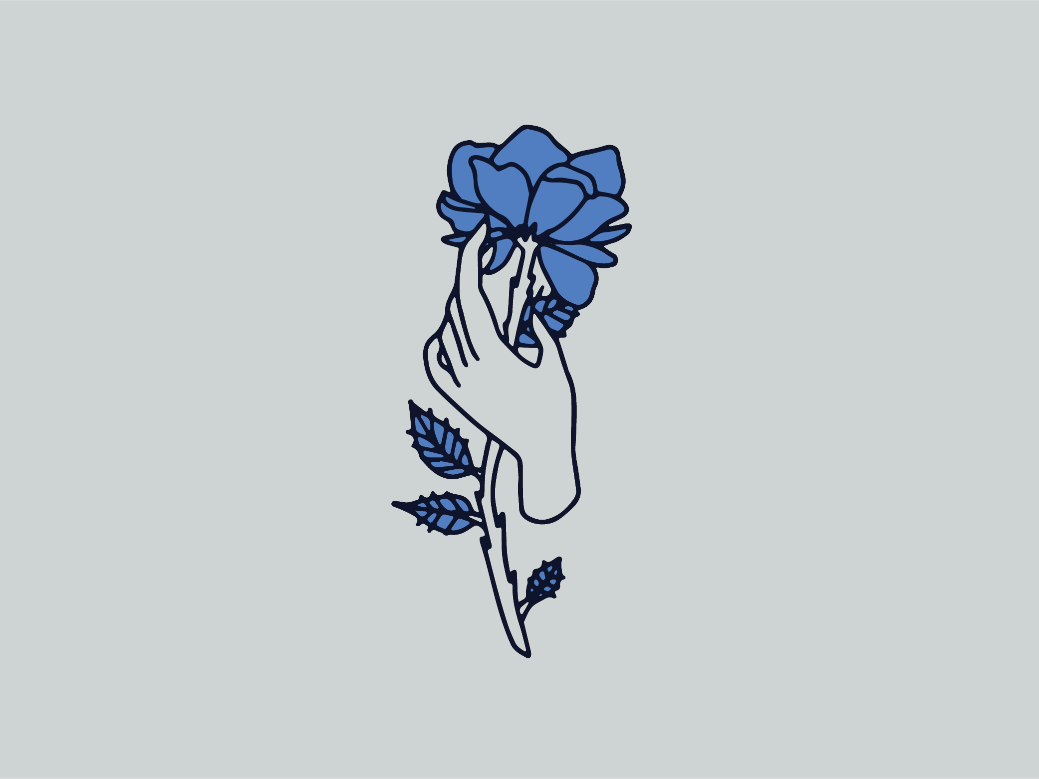 Blue Rose Drawing | Free download on ClipArtMag