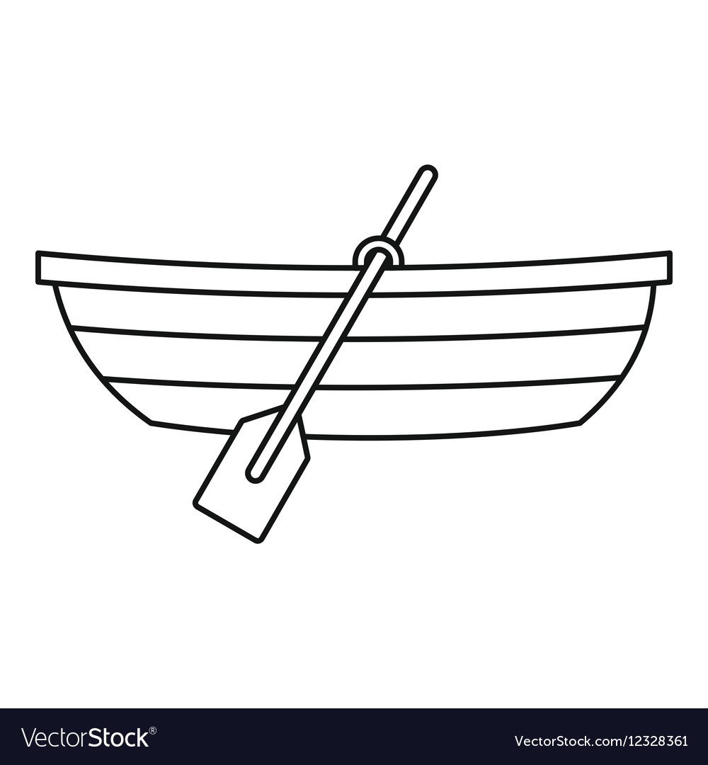 Boat Outline Drawing Free download on ClipArtMag
