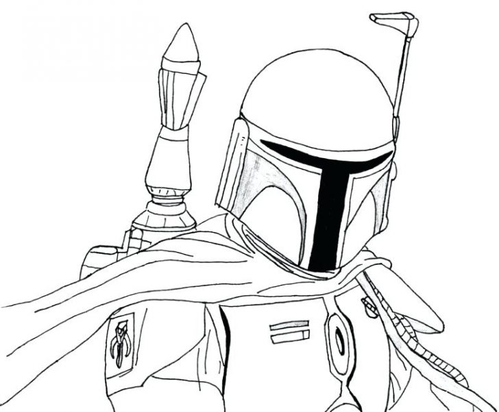 Boba Fett Drawing | Free download on ClipArtMag