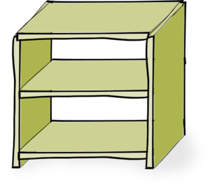 Bookcase Drawing | Free download on ClipArtMag