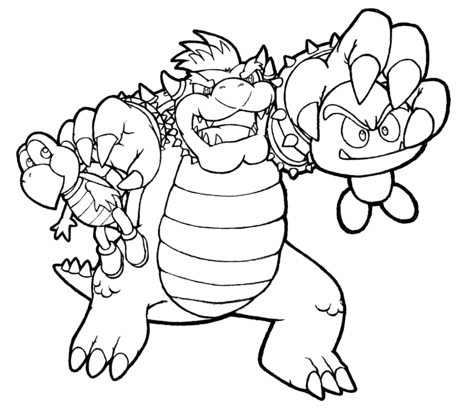 Bowser Jr Drawing | Free download on ClipArtMag