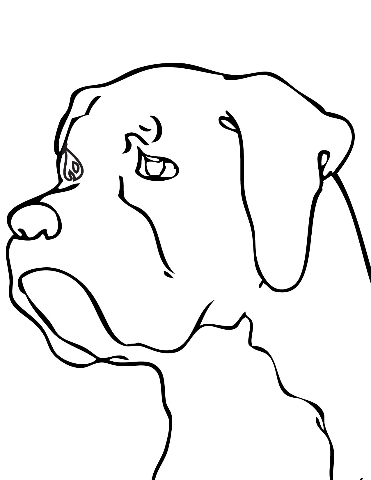 Boxer Dog Drawing | Free download on ClipArtMag