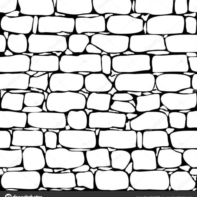 Broken Brick Wall Drawing | Free download on ClipArtMag